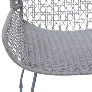 Korina - Outdoor Occasional Chair - Light Gray And Gray