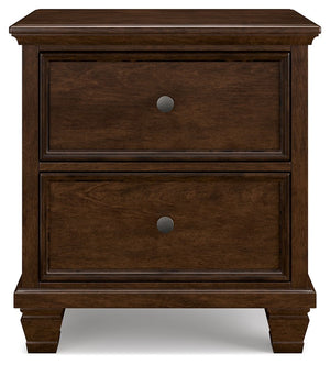 Danabrin - Two Drawer Nightstand - Brown - R&R Furniture Gallery (Fountain Valley, CA)