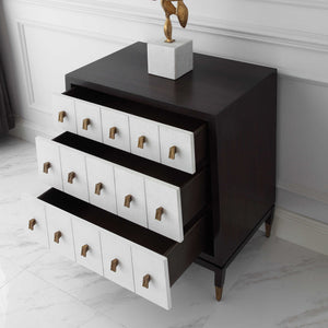 Pyramid - Chest - Walnut/White