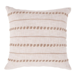 Melange - Lago Pillow - Ivory / Natural - R&R Furniture Gallery (Fountain Valley, CA)
