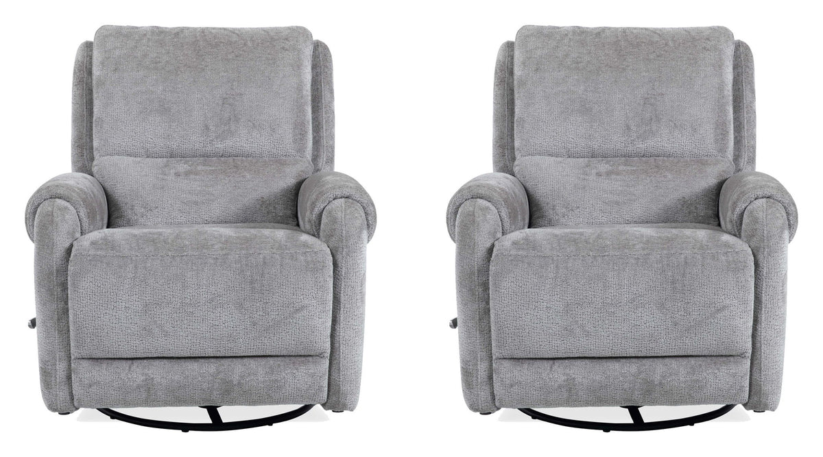 Gentry - Manual Swivel Glider Recliner - R&R Furniture Gallery (Fountain Valley, CA)