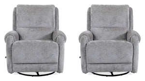 Gentry - Manual Swivel Glider Recliner - R&R Furniture Gallery (Fountain Valley, CA)