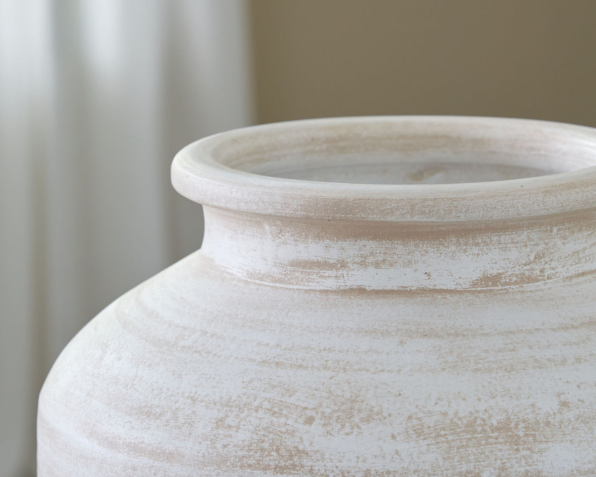 12-inch vase from Signature Design by Ashley® in a stylish design, perfect for home decor and floral arrangements.
