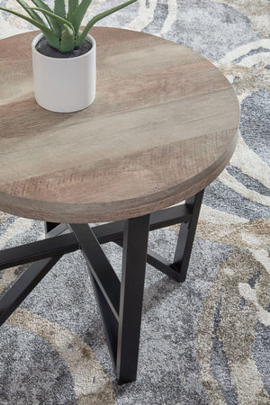 Deanlee - Occasional Table Set (Set of 3) - Grayish Brown / Black - R&R Furniture Gallery (Fountain Valley, CA)