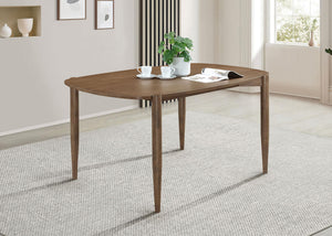 Dortch Oval 63-inch Solid Wood Dining Table Walnut