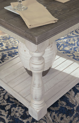 Havalance - Rectangular End Table - Gray / White - R&R Furniture Gallery (Fountain Valley, CA)