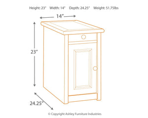Bolanburg - Chair Side End Table - R&R Furniture Gallery (Fountain Valley, CA)