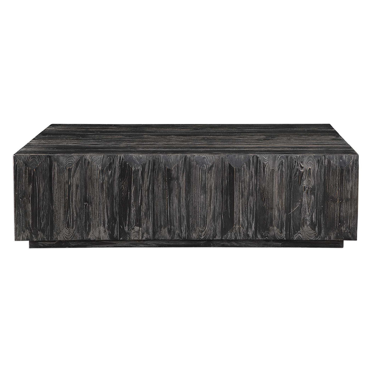 Barlas - Coffee Table - Black / Woodtone