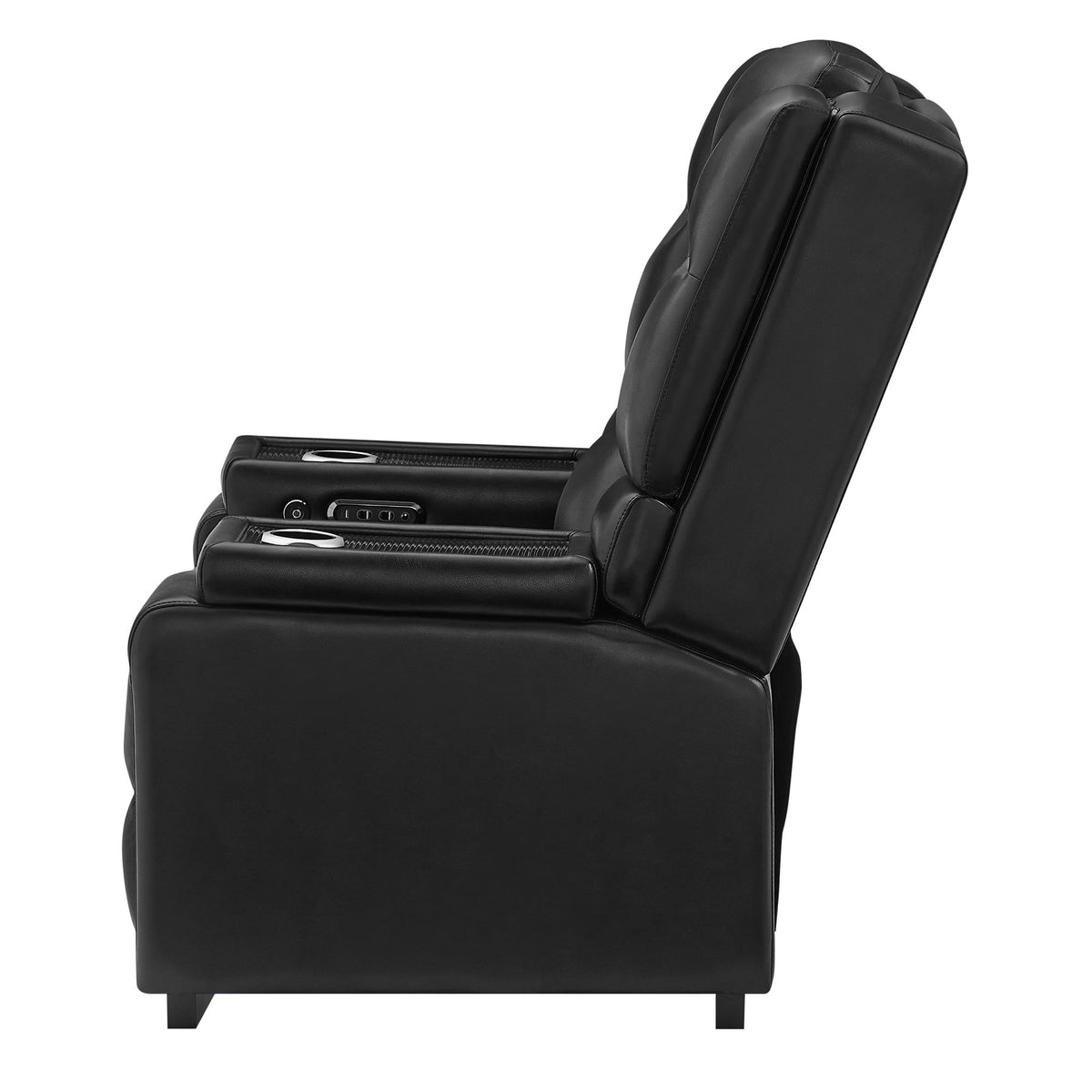Sinai - Power Recliner With Dual Adjustment - Black