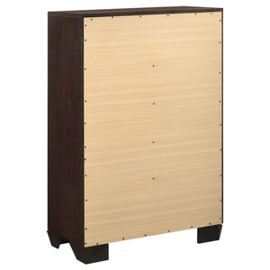 Hadfield - 5 Drawer Chest In Rich - Dark Brown