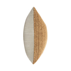 Villa Macie SLD accent pillow in honey with a soft, solid-color design