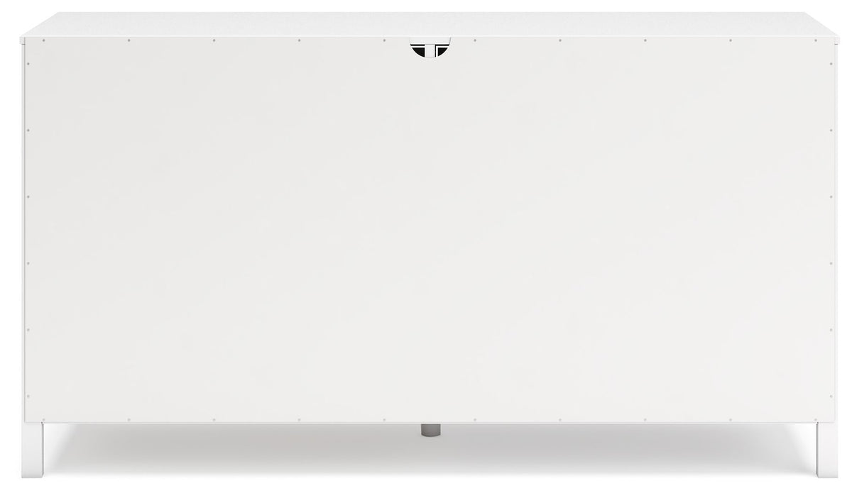Hallityn - Six Drawer Dresser - White - R&R Furniture Gallery (Fountain Valley, CA)