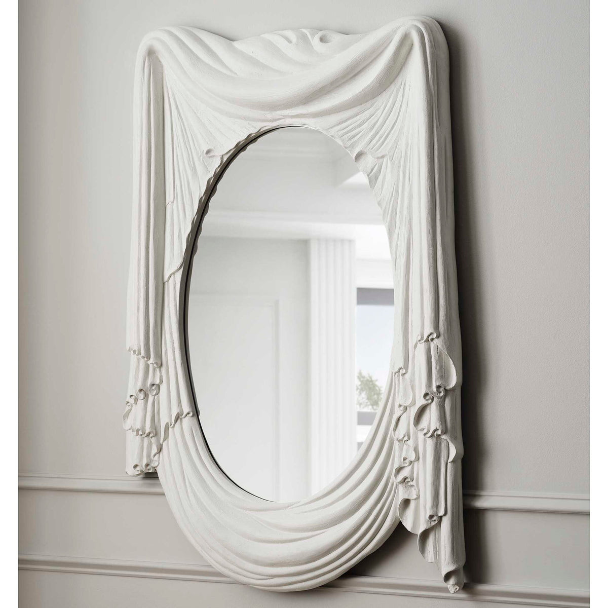 Swag - Mirror - White