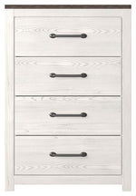 Gerridan - Four Drawer Chest - White / Gray - R&R Furniture Gallery (Fountain Valley, CA)