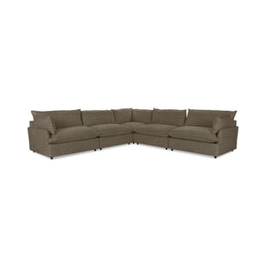 Classic Home Caplan modular sectional sofa with plush cushions and contemporary design, shown in a modern living room setting.