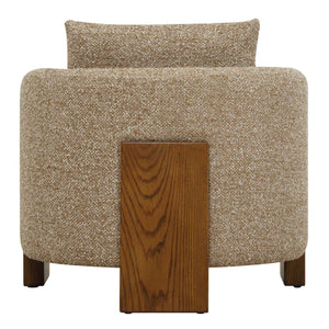 Halligan - Upholstered Accent Chair - Brown