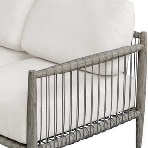 Borneo - Outdoor Sofa - Brown / Oyster White
