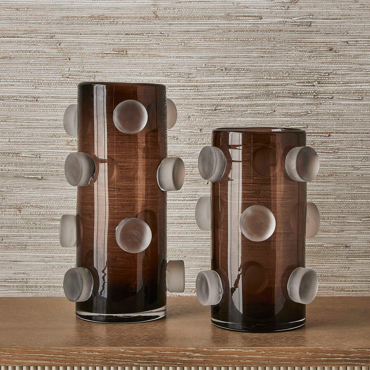 Feeling Pucky - Vases (Set of 2) - Light Brown