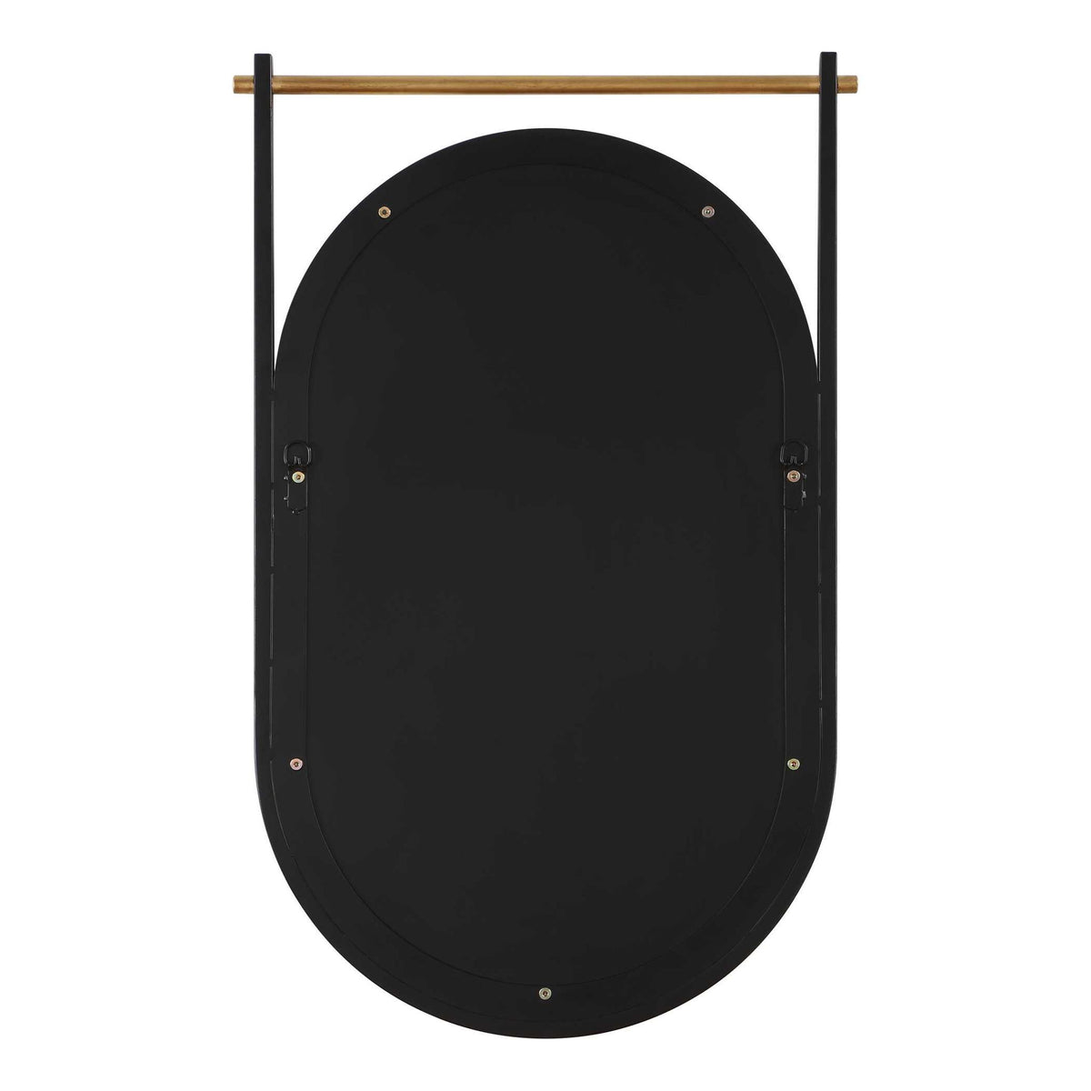 Mirror - Satin Black / Gold Leaf