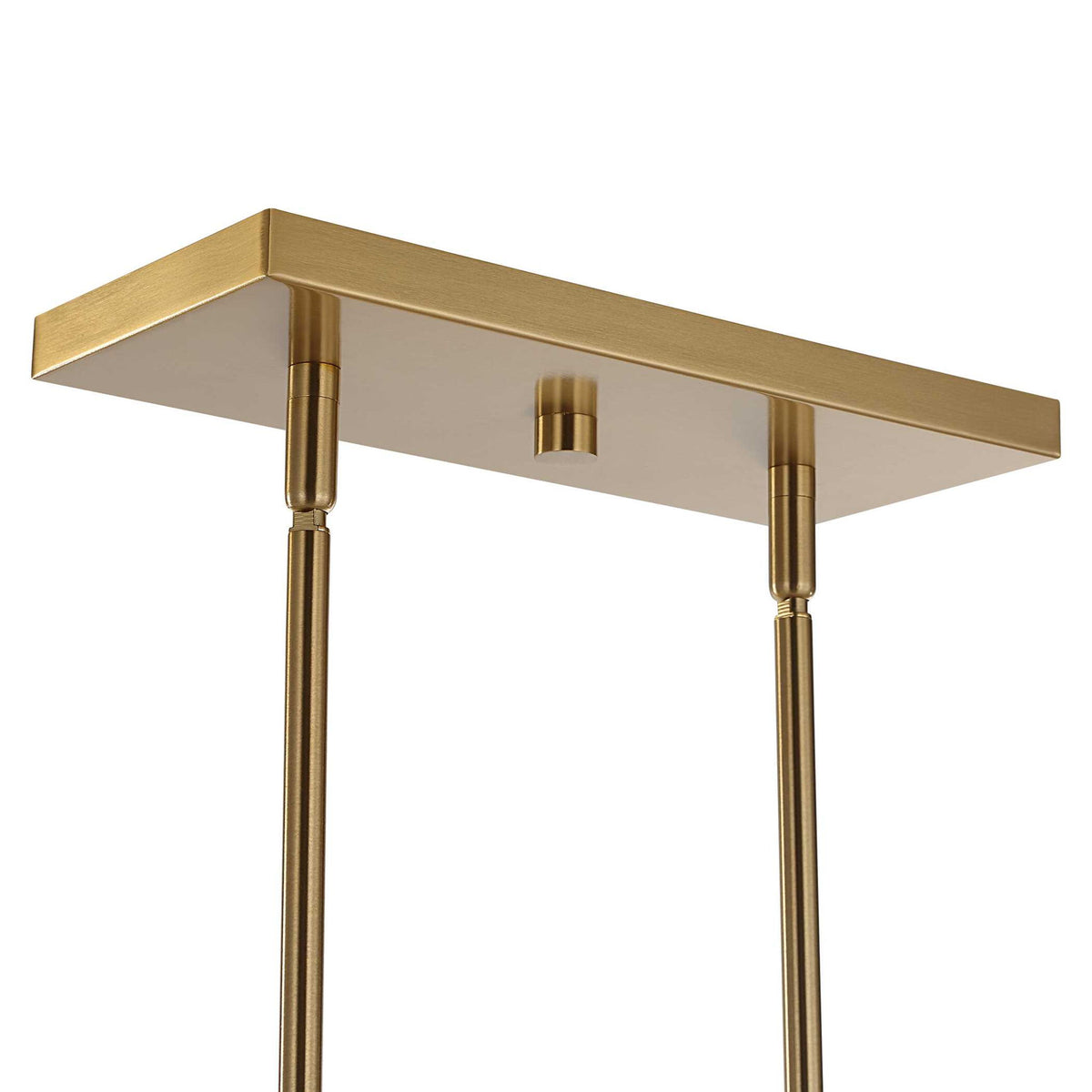 Awyr - 8 Light Linear Chandelier - Bronze
