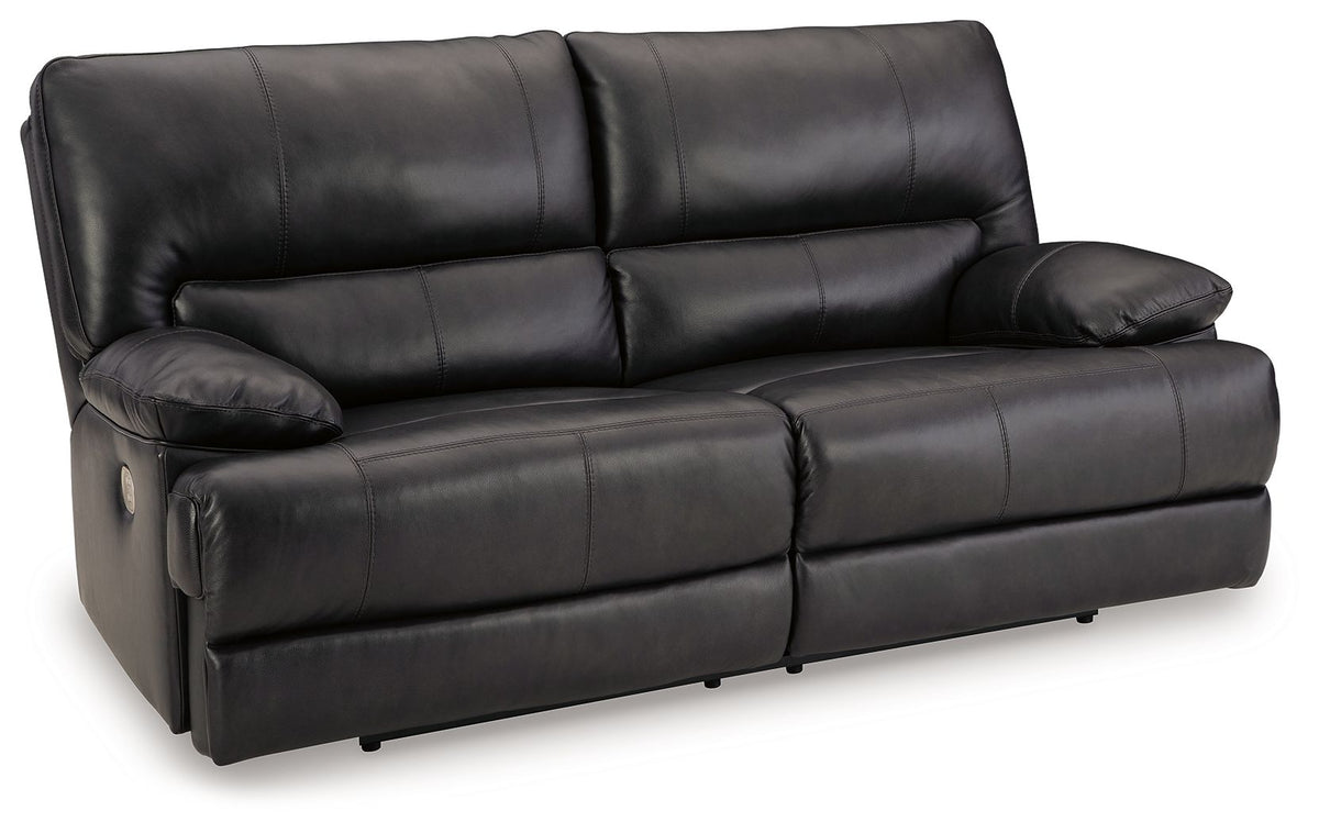 Mountainous - 2 Seat Power Reclining Sofa With Adj Headrest - Eclipse - R&R Furniture Gallery (Fountain Valley, CA)