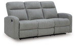Gauntlet - Reclining Sofa - Sterling - R&R Furniture Gallery (Fountain Valley, CA)