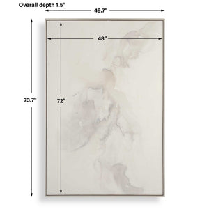 Evaporate - Abstract Art - Brown / Gray / Silver / Woodtone