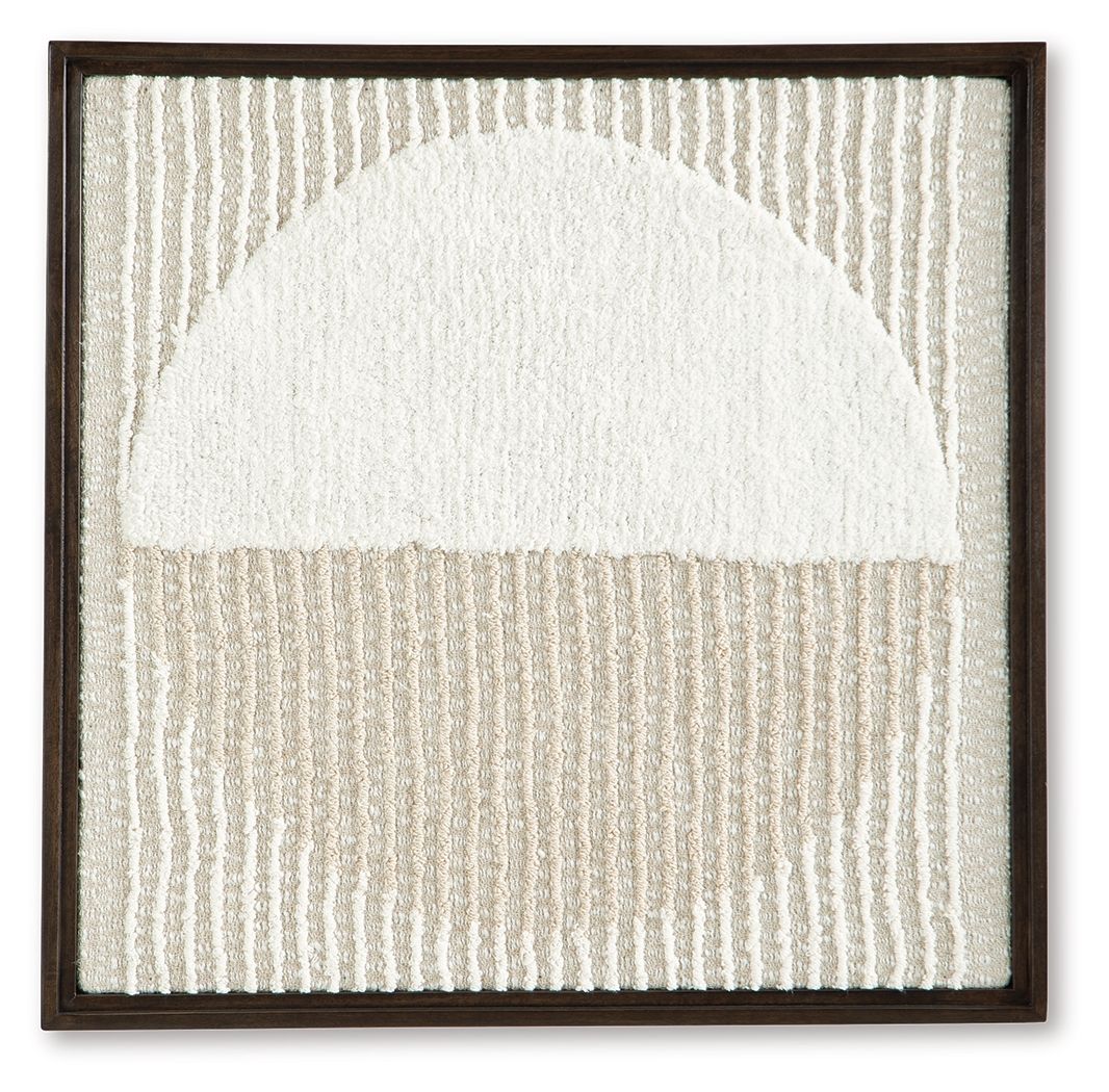 Bachard - Wall Decor - Tan / White - R&R Furniture Gallery (Fountain Valley, CA)