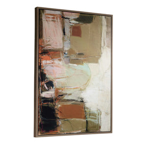 Palace Walls - Framed Abstract Art - Black / Blue / Brown / Green / Orange / Pink / Purple / White / Yellow