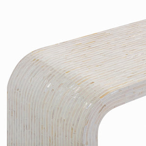 Opus - Console Table - Cream - R&R Furniture Gallery (Fountain Valley, CA)
