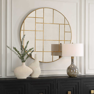 Geometric - Round Mirror