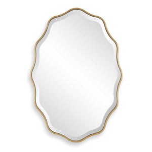 Engineered Wood Mirror - Gold Leaf