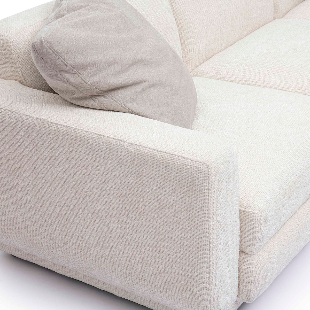 Perry - Modular Long Sofa - Cream - R&R Furniture Gallery (Fountain Valley, CA)