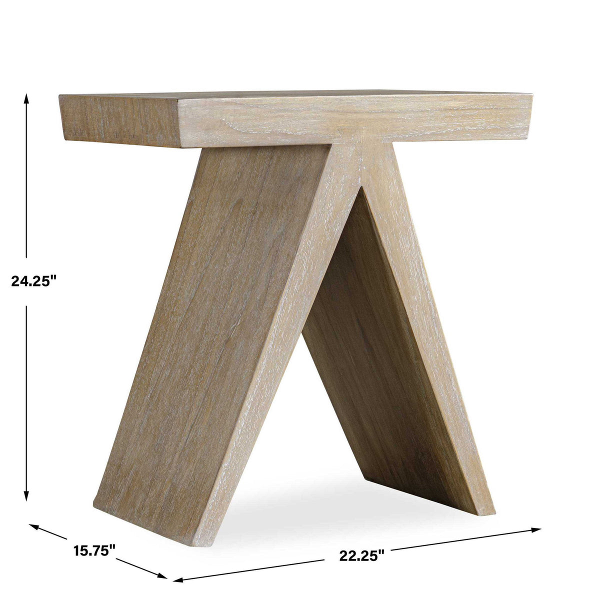 Pruitt - Modern Accent Table - Woodtone