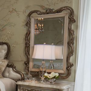 Platine de Royale - Wall Mirror - Champagne - R&R Furniture Gallery (Fountain Valley, CA)