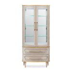 St. Charles - Display Cabinet - Dove Gray - R&R Furniture Gallery (Fountain Valley, CA)