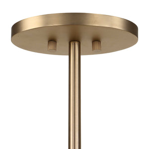 Seeded Shield - 8 Light Chandelier