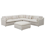 Greeley - 6 Piece Upholstered Modular Sectional Sofa - Ivory