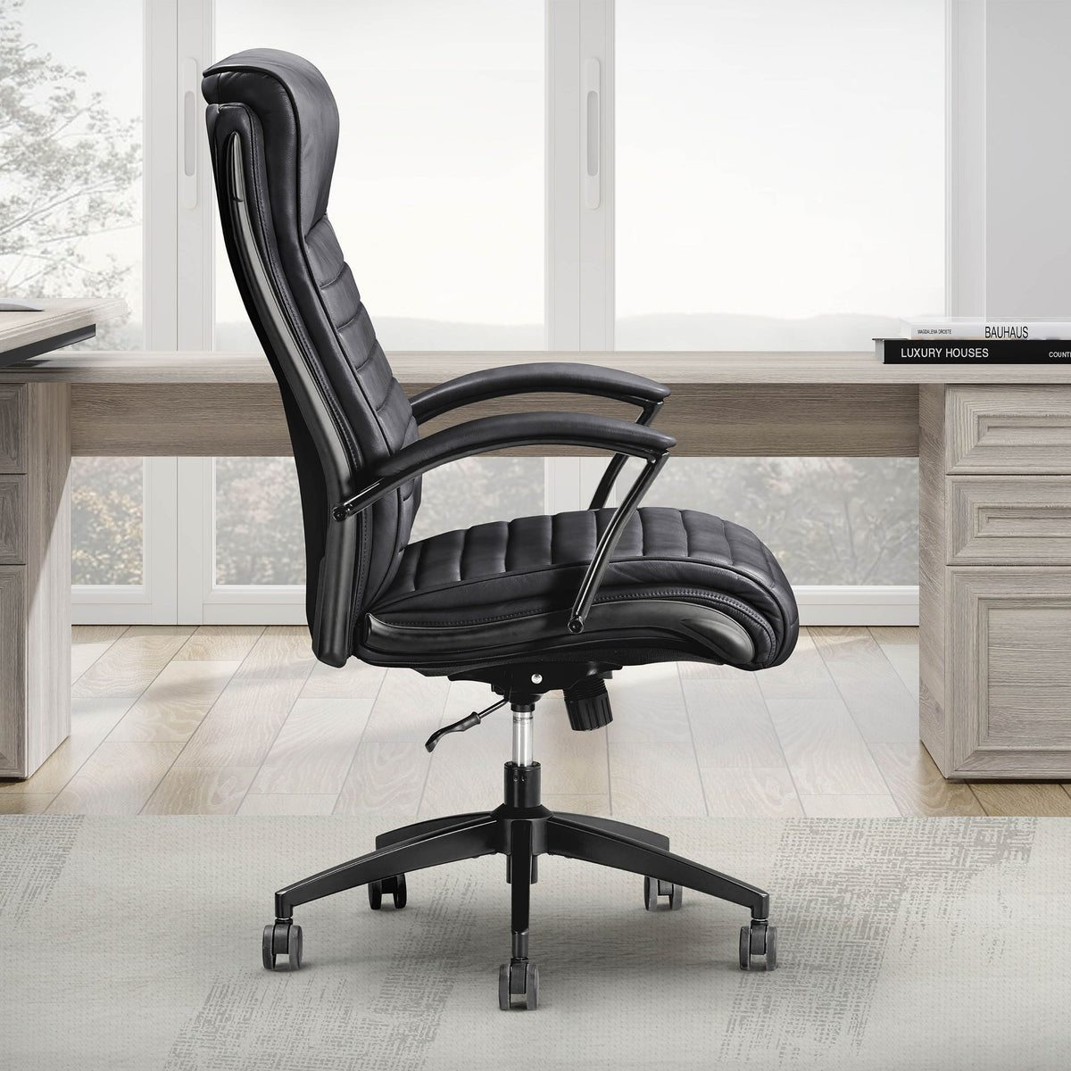 Dc#370 - Leather Desk Chair