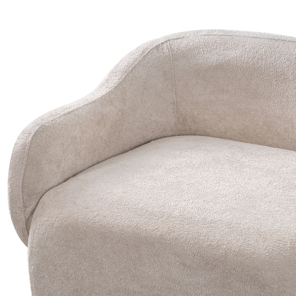 Modern Accent Chair With Recessed Arms And Tight Back