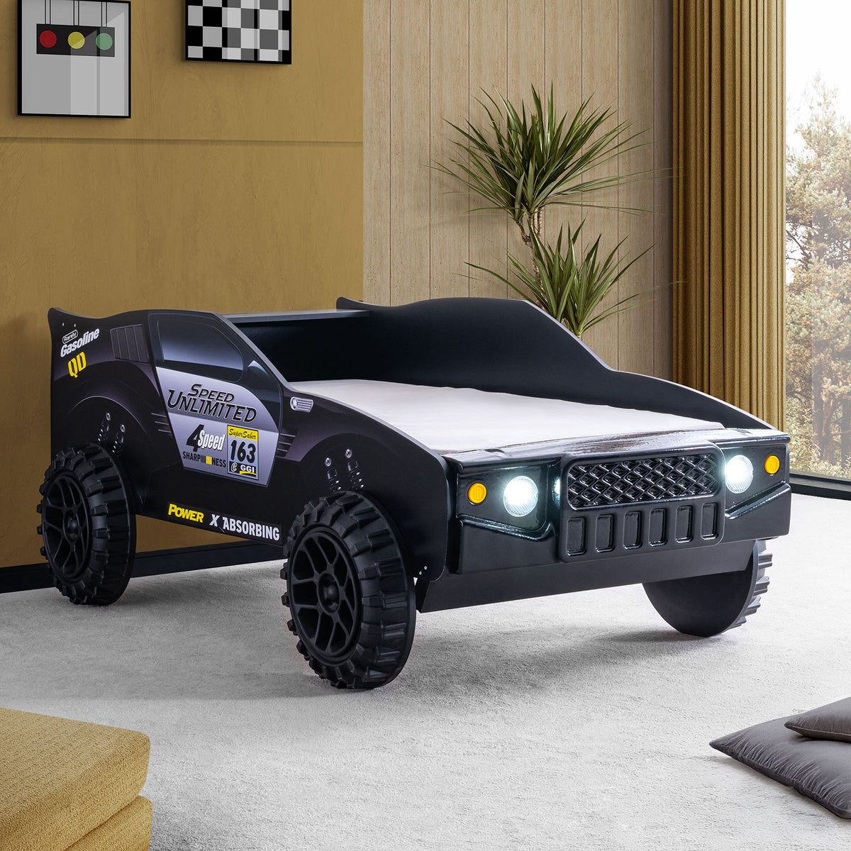 Speed Jump - Twin Bed, Black