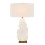 Palm Leaf - Table Lamp - White