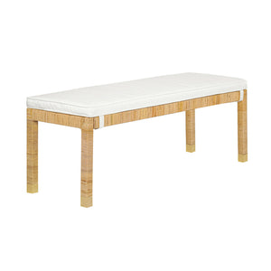 Amara - Woven Rattan Bench - R&R Furniture Gallery (Fountain Valley, CA)