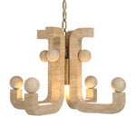 Equilibrium - 5 Light LED Pendant - Brass
