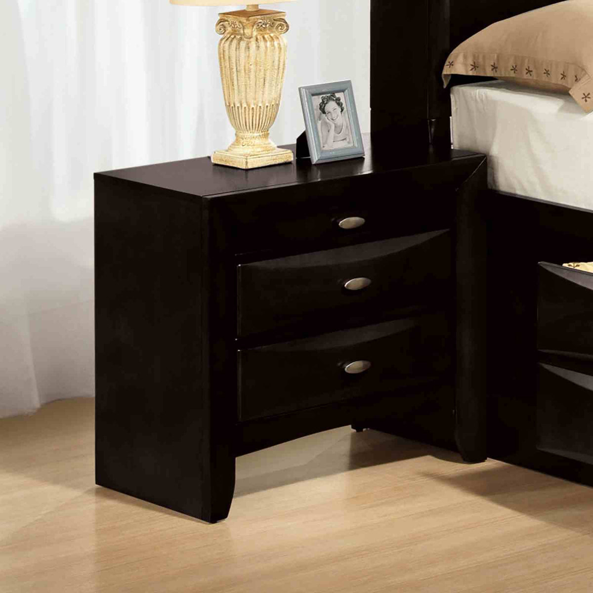 Zosimo - Nightstand, Black