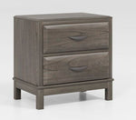 Mazing - Two Drawer Night Stand - Gray