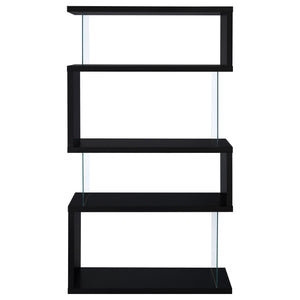 Elias - 4 Shelf Bookshelf With Zigzag Design