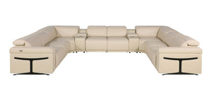 1126 - 10-Piece U-Shaped Sectional Sofa In With 4 Power Recliners & Power Headrests