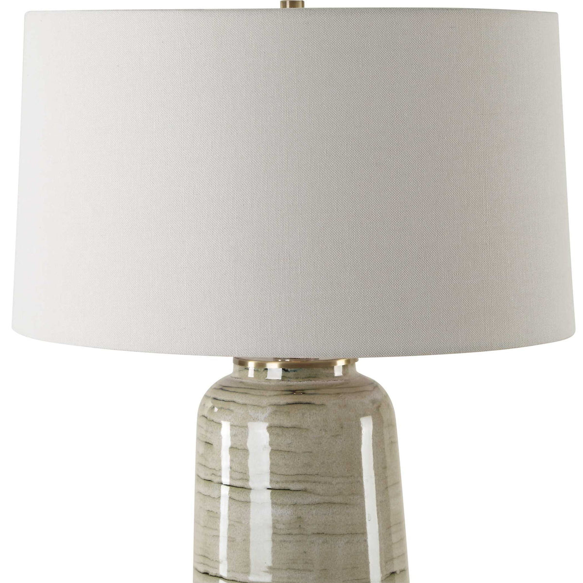 Strata - Tan Glaze Table Lamp