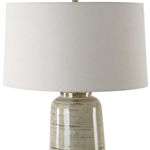 Strata - Tan Glaze Table Lamp